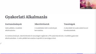 15 - A PR megfelelő alkalmazása