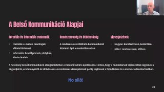 14 Belső kommunikáció alapjai