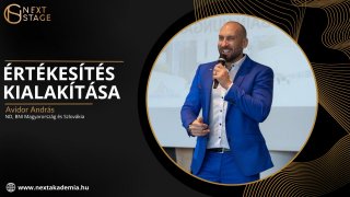 Webinár: Értékesítés kialakítása, menedzsmentje