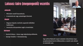 6 - Laissez-faier vezetés