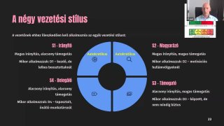 9 - A négy vezetési stílus