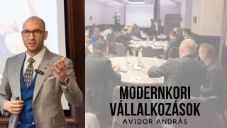 Modernkori vállalkozások - Avidor András